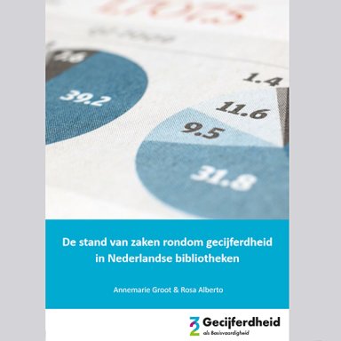 Rapport De stand van zaken rondom gecijferdheid in Nederlandse bibliotheken, omslag